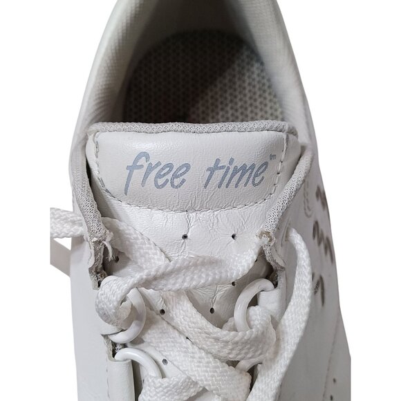 SAS Free Time Womens White Leather Perforated Walking Shoes Size 6.5 M - Picture 5 of 8